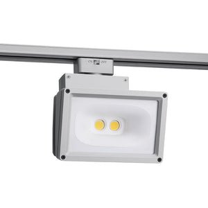 Juno Track Lighting T259L G2 27K 80CRI PDIM SL 41W LED Wall Wash Flood, 120V, Generation 2, 2700K Color Temperature, 80 CRI, Phase DimmableSilver Finish