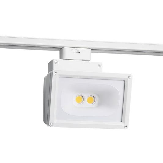 Juno Track Lighting T259L G2 40K 80CRI PDIM WH 41W LED Wall Wash Flood, 120V, Generation 2, 4000K Color Temperature, 80 CRI, Phase DimmableWhite Finish