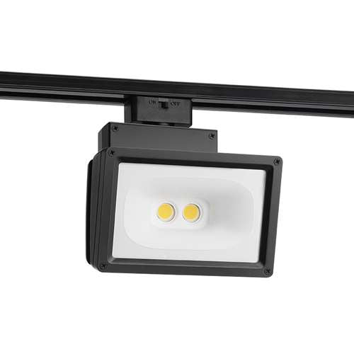 Juno Track Lighting T259L-3K-SL Wall Wash Flood 57W LED 4691 Lumens, 3000K Color Temperature, 80 CRI, Silver Finish