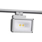 Juno T260L 35K 80CRI PDIM SL Track Lighting Trac Master 55W LED Wall Wash Flood Light, Universal 120V Trac Adapter, 3500K Color Temperature, 80 CRI, Phase Dimmable, Silver Finish