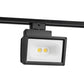 Juno T260L 40K 97CRI PDIM BL Track Lighting Trac Master 55W LED Wall Wash Flood Light, Universal 120V Trac Adapter, 4000K Color Temperature, 97 CRI, Phase Dimmable, Black Finish