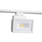 Juno T260L 40K 97CRI PDIM WH Track Lighting Trac Master 55W LED Wall Wash Flood Light, Universal 120V Trac Adapter, 4000K Color Temperature, 97 CRI, Phase Dimmable, White Finish