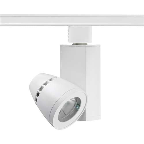 Juno Track Lighting T261L G3 27K 80CRI PDIM FL WH Trac Master Fixture 11W Gen 3 Conix II LED, 2700K Color Temperature, 80 CRI, Flood Beam, White Finish