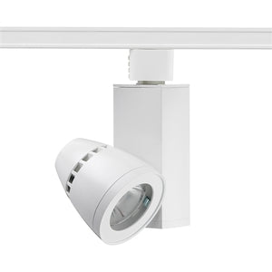 Juno Track Lighting T261LG2-3HCSWH Trac Master Fixture 16W Gen 2 Conix II Dimmable LED, 3000K Color Temperature, 93 CRI, Spot, White Finish