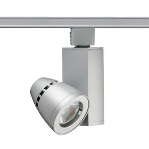 Juno Track Lighting T261LG3-3FSL Trac Master Fixture 11W Gen 3 Conix II LED, 3000K Color Temperature, 80 CRI, Flood Beam, Silver Finish