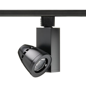 Juno Track Lighting T261LG3-4FBL Trac Master Fixture 11W Gen 3 Conix II LED, 4000K Color Temperature, 80 CRI, Flood Beam, Black Finish