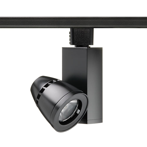 Juno Track Lighting T261LG3-4HCSBL Trac Master Fixture 11W Gen 3 Conix II LED, 4000K Color Temperature, 90 CRI, Spot Beam, Black Finish