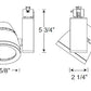 Juno Track Lighting T262L TEK G2 27K 90CRI PDIM NFL WH Conix II 24W Dimmable LED Track Fixture 2700K, Narrow Flood, White Finish