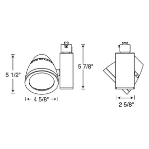 Juno T263L G3 40K 90CRI PDIM FL WH Track Lighting 21W Conix II LED Generation 3 Dimmable, 4000K Color Temperature,  90 CRI, Flood Distribution, White Finish