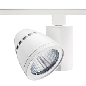 Juno Track Lighting T263LG3-3FWH Conix II Generation 2 27W Dimmable 80 CRI LED Track Fixture 3000K, Flood, White Finish