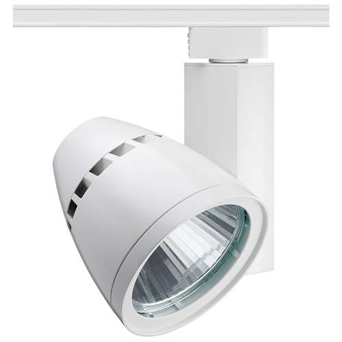 Juno Track Lighting T265L G2 40K 90CRI PDIM FL WH Trac Master Fixture 36W Gen 2 Conix II Dimmable LED, 4000K Color Temperature, 90 CRI, Flood, White Finish