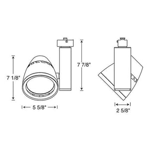 Juno Track Lighting T265L G2 40K 90CRI PDIM SP BL Trac Master Fixture 36W Gen 2 Conix II Dimmable LED, 4000K Color Temperature, 90 CRI, Spot, Black Finish