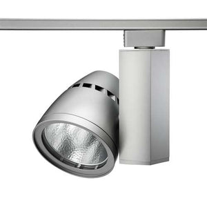 Juno Track Lighting T267L 35K 80CRI OFF FL SL Conix II 64W Non Dimmable 80 CRI LED Track Fixture 3500K, Flood, Silver Finish
