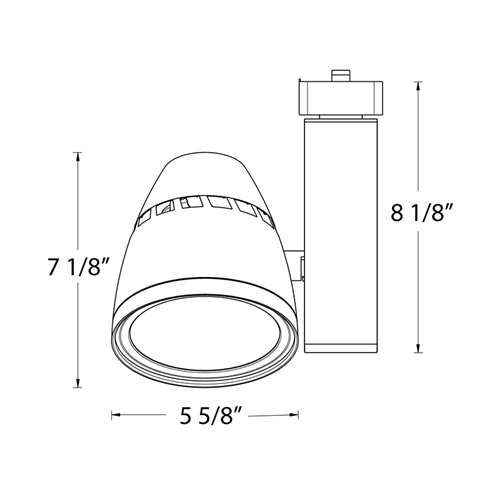 Juno Track Lighting T267L 40K 80CRI OFF FL BL Conix II 64W Non Dimmable 80 CRI LED Track Fixture 4000K, Flood, Black Finish