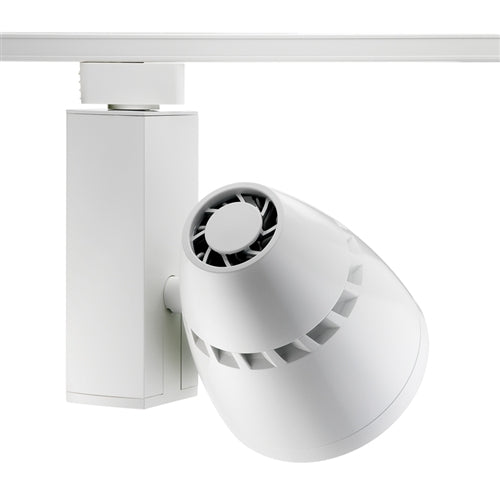 Juno Track Lighting T267L-27K-F-WH Conix II 64W Non Dimmable 80 CRI LED Track Fixture 2700K, Flood, White Finish