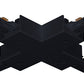 Juno Track Lighting T26BL (T26 BL) 1-Circuit Trac Master X Connector, Black Color