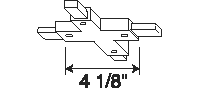 Juno Track Lighting T26SL (T26 SL) 1-Circuit Trac Master X Connector, Silver Color