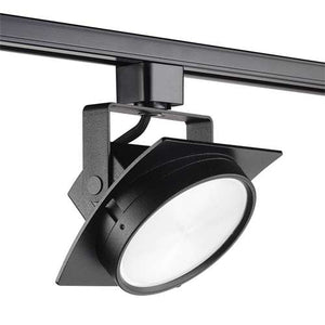 Juno Track Lighting T271L 27K 80CRI PDIM FL BL Arc 13W Dimmable LED Track Fixture 2700K, Flood, Black Finish