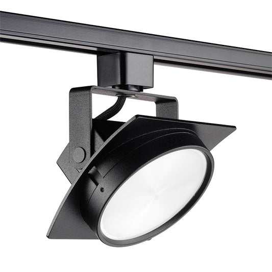 Juno Track Lighting T271L 27K ES PDIM FL BL Arc 13W Dimmable LED Track Fixture 2700K, Flood, Black Finish