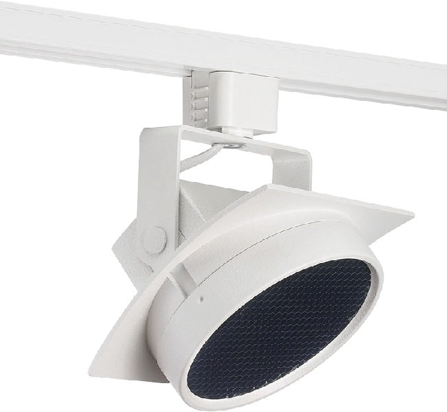 Juno T271L G2 40K 80CRI PDIM FL WH THCL1WH Track Lighting Arc 9W Dimmable LED Track Fixture, 4000K, 80 CRI, Flood, Installed Louver, White Finish