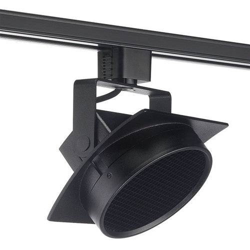 Juno Track Lighting T271L35ESNHCLBL Arc 13W Dimmable LED Track Fixture 3500K, Enhanced Spectrum, Narrow Flood, Hexcell Louver, Black Finish