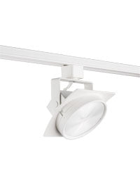 Juno Track Lighting T271L3KNWH Arc 13W Dimmable LED Track Fixture 3000K, Narrow Flood, White Finish