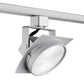 Juno Track Lighting T272L 30K 90CRI PDIM FL SL Avant Garde Arc L 15W Dimmable LED Track Fixture, 92 CRI, 3000K, Flood, Silver Finish
