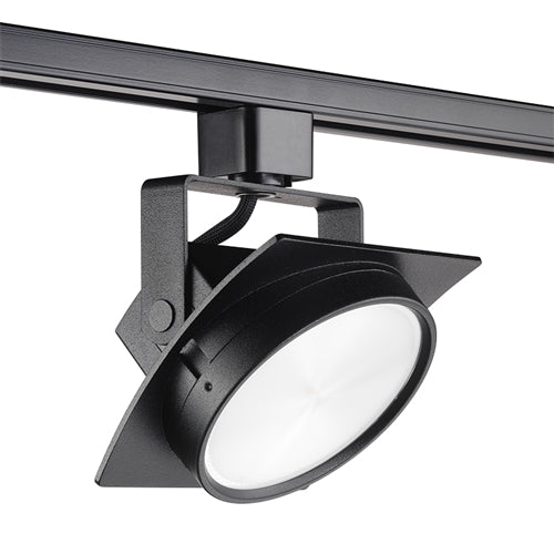 Juno Track Lighting T272L3HCNBL Avant Garde Arc L 15W Dimmable LED Track Fixture, 92 CRI, 3000K, Narrow Flood, Black Finish