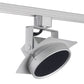 Juno Track Lighting T272L3KNHCLSL Avant Garde Arc L 15W Dimmable LED Track Fixture, 85 CRI, 3000K, Narrow Flood, with Hexcell Louver, Silver Finish