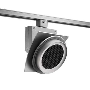 Juno Track Lighting T275L 27K 80CRI PDIM NFL SL THCL2SL Trac Master Arc XL 26W LED, 2700K Color Temperature, 80 CRI, Narrow Flood, Hexcell Louver, Silver Finish