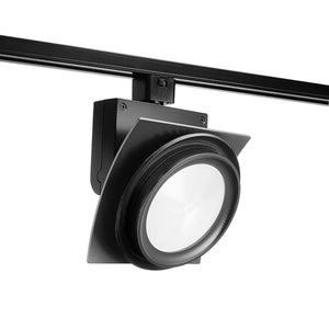 Juno Track Lighting T275L4KSBL Trac Master Arc XL 26W LED, 4000K Color Temperature, 80 CRI, Spot, No Louver, Black Finish