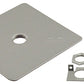 Juno Track Lighting T27SL (T27 SL) Outlet Box Cover, Silver Color