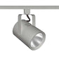 Juno Track Lighting T285L 35K 80CRI PDIM NFL SL Trac Master LED Classics 34W Flat Back Cylinder, 3500K Color Temperature, 80 CRI, Narrow Flood Beam, Silver Finish
