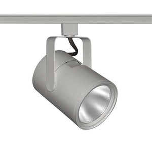 Juno Track Lighting T285L 40K 80CRI PDIM SP SL Trac Master LED Classics 34W Flat Back Cylinder, 4000K Color Temperature, 80 CRI, Spot Beam, Silver Finish