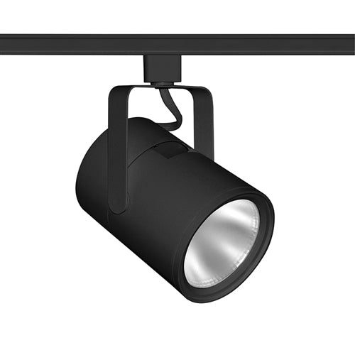 Juno Track Lighting T285L-4KNBL Trac Master LED Classics 34W Flat Back Cylinder, 4000K Color Temperature, 80 CRI, Narrow Flood Beam, Black Finish