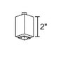 Juno Track Lighting T33SL (T33 SL) Trac Master Outlet Adapter Silver Color