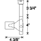 Juno Track Lighting T363BL (T363 BL) Open Back Gimbal - Line Voltage 75W PAR30, Black Color