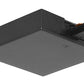 Juno Track Lighting T36BL (T36 BL) 1-Circuit Trac Master T-Bar End Feed, Black Color