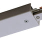 Juno Track Lighting T38 RP SL 1-Circuit Trac Master Reverse Polarity End Feed Connector, Silver Color