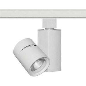 Juno Track Lighting T381L 35K 90CRI PDIM FL WH 13W Vertical Cylinder LED, 3500K Color Temperature, 90 CRI, Flood Beam Spread, White Finish