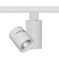 Juno Track Lighting T381L-35HCWWH 13W Vertical Cylinder LED, 3500K Color Temperature, 90 CRI, Wide Flood Beam Spread, White Finish