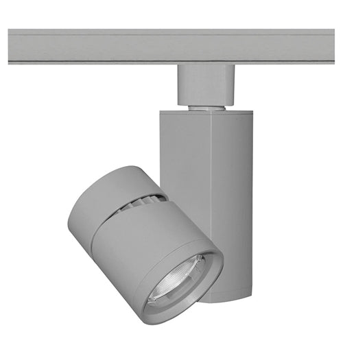 Juno Track Lighting T382L-G2-4SSL 19W Vertical Cylinder LED, 4000K Color Temperature, 80 CRI, Spot Beam Spread, Silver Finish