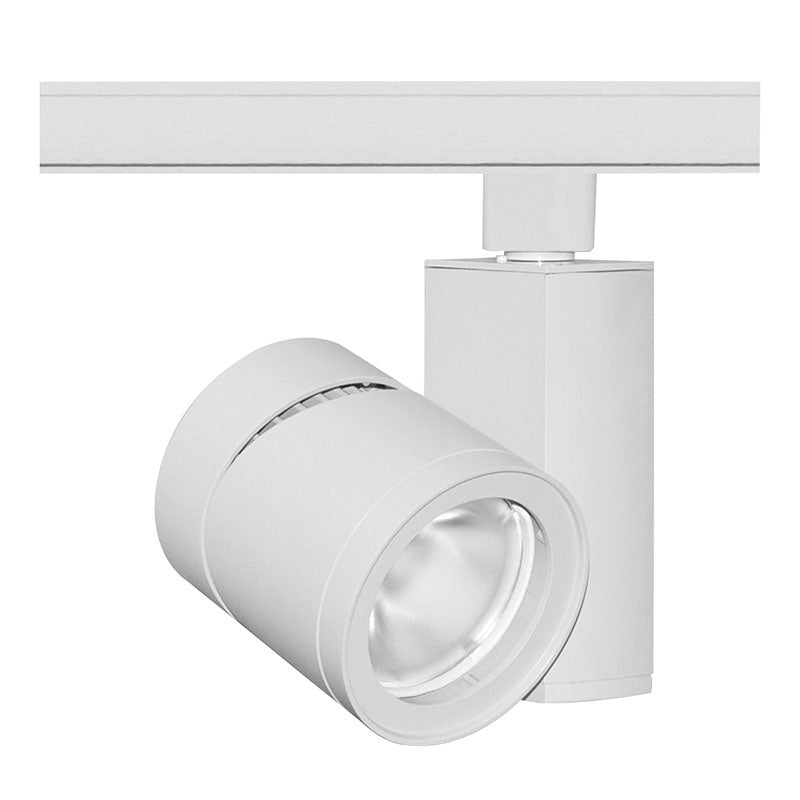Juno Track Lighting T383L HTYPE 35K 90CRI PDIM FL BL 24W Vertical Cylinder LED, 3500K Color Temperature, 90 CRI, Flood Beam Spread, Black Finish
