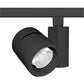 Juno Track Lighting T385L-3NBL 39W Vertical Cylinder LED, 3000K Color Temperature, 80 CRI, Narrow Flood Beam Spread, Black Finish