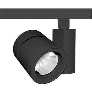 Juno Track Lighting T385L-4HCWBL 39W Vertical Cylinder LED, 4000K Color Temperature, 90 CRI, Wide Flood Beam Spread, Black Finish