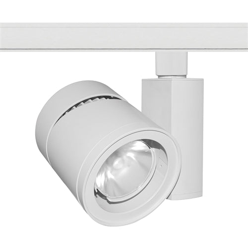 Juno Track Lighting T387L-3FWH 48W Vertical Cylinder LED, 3000K Color Temperature, 80 CRI, Flood Beam Spread, White Finish