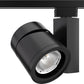 Juno Track Lighting T388L 27K 80CRI PDIM FL BL 55W Vertical Cylinder LED, 2700K Color Temperature, 80 CRI, Phase Dimmable, Flood Beam Spread, Black Finish