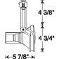 Juno Track Lighting T437BL (T437 BL) Wireform - Line Voltage 250W PAR38, Black Color