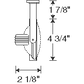 Juno Track Lighting T446BL (T446 BL) Open Back Gimbal Ring - Low Voltage 50W PAR36, Black Color