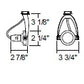 Juno Track Lighting T480WH (T480 WH) Wishbone - Low Voltage 50W MR16, White Color